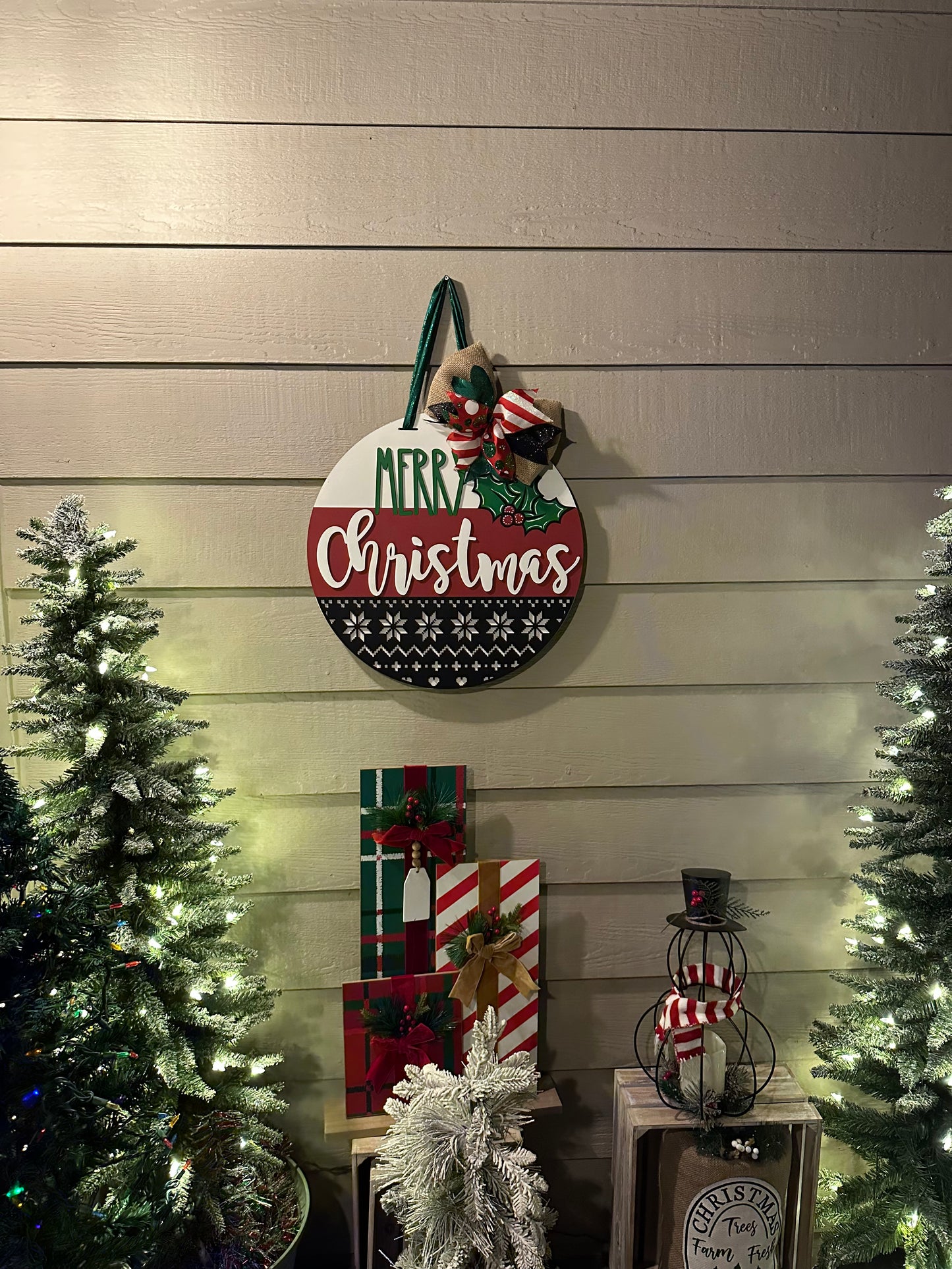 Christmas Sweater Door Sign