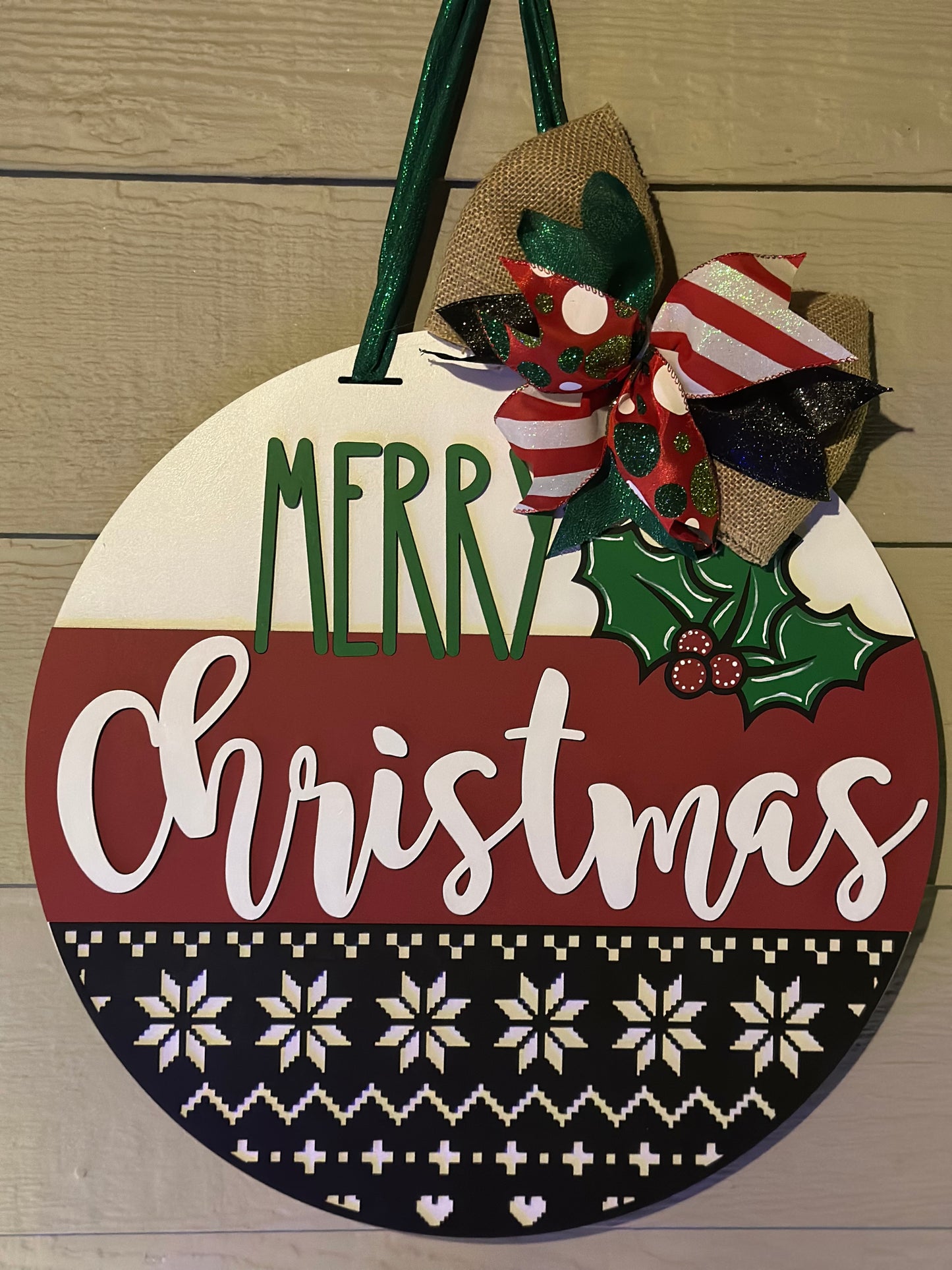 Christmas Sweater Door Sign