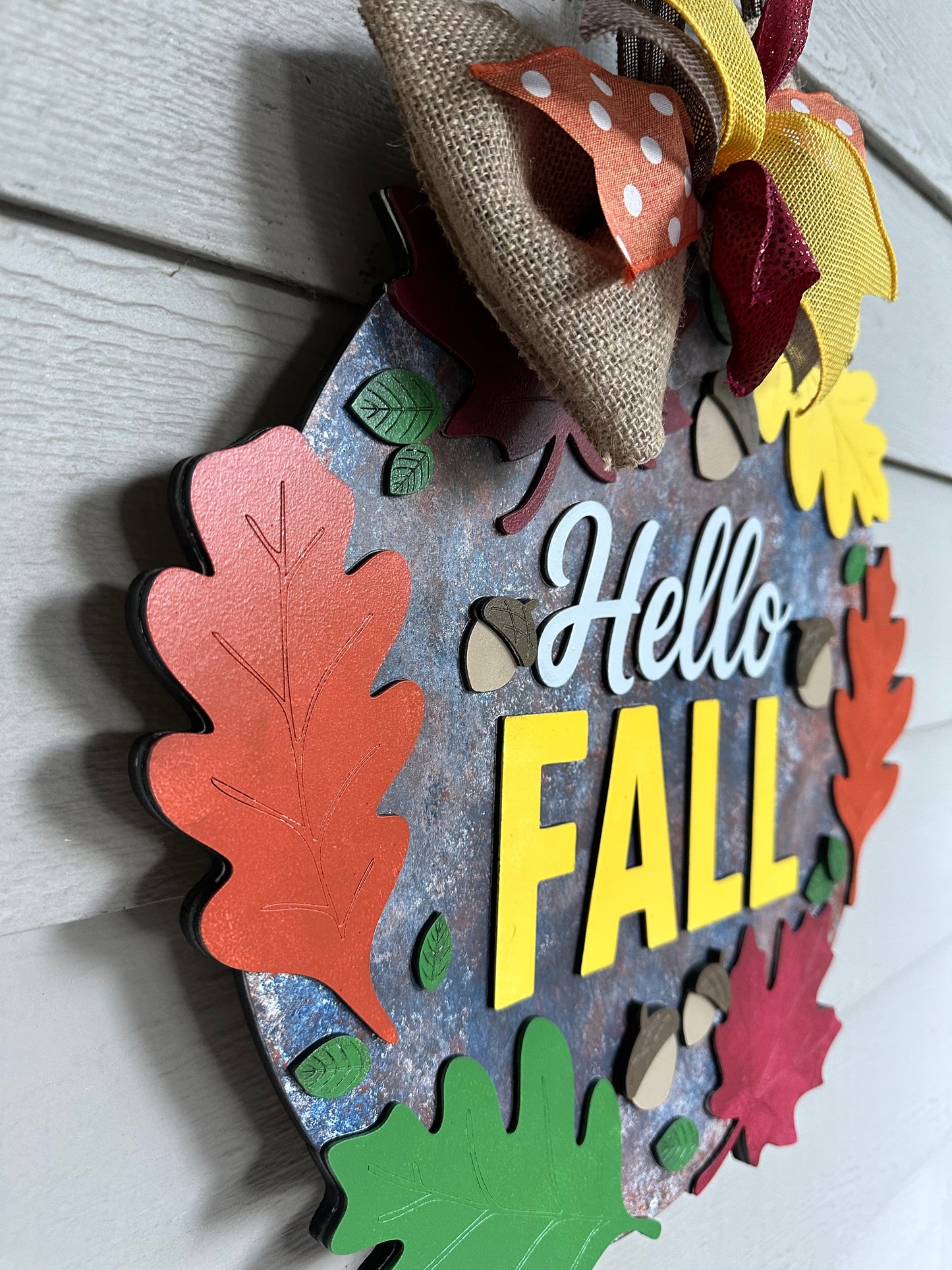 Hello Fall Door Sign