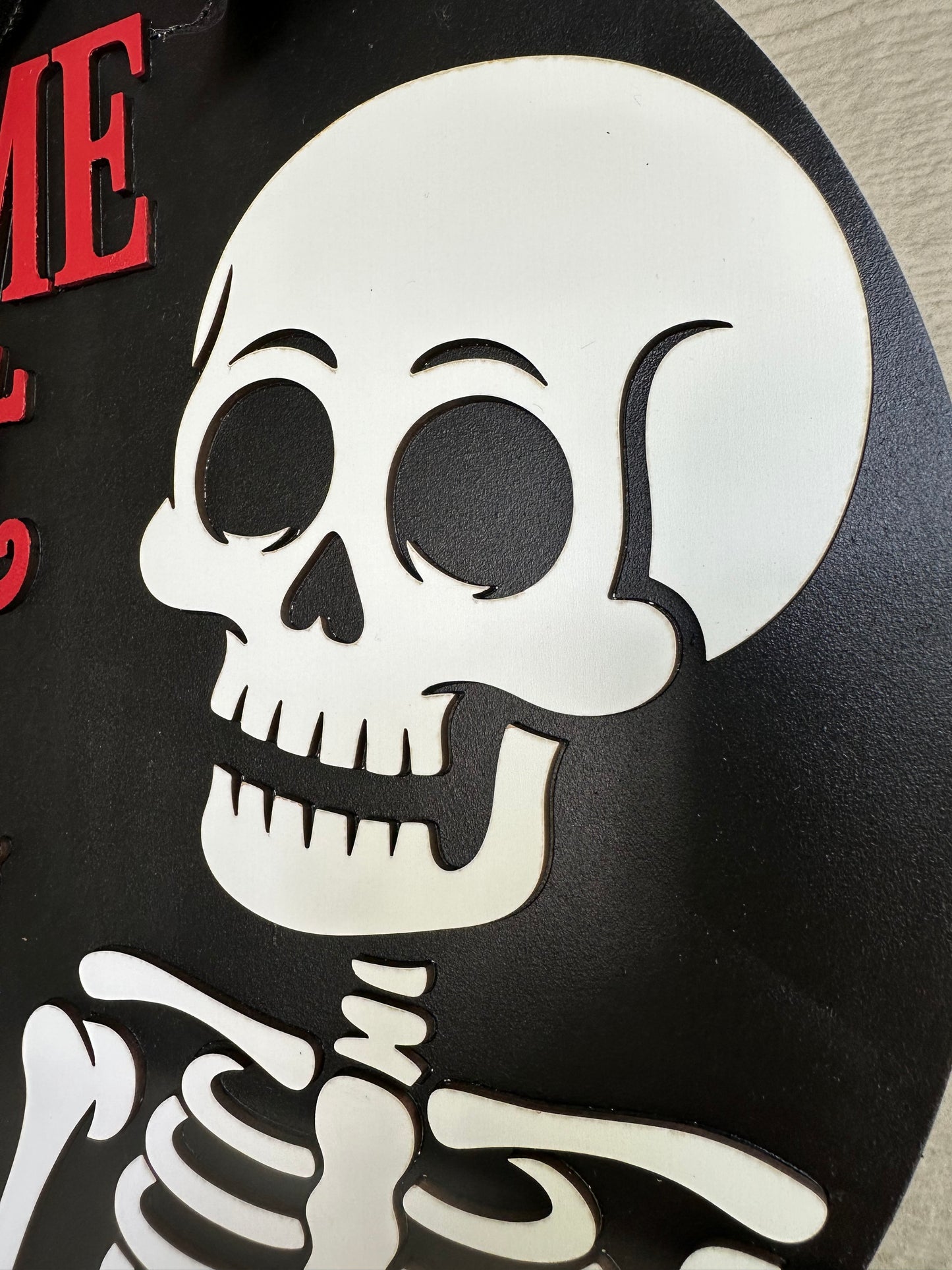 Come Fright In Door Sign