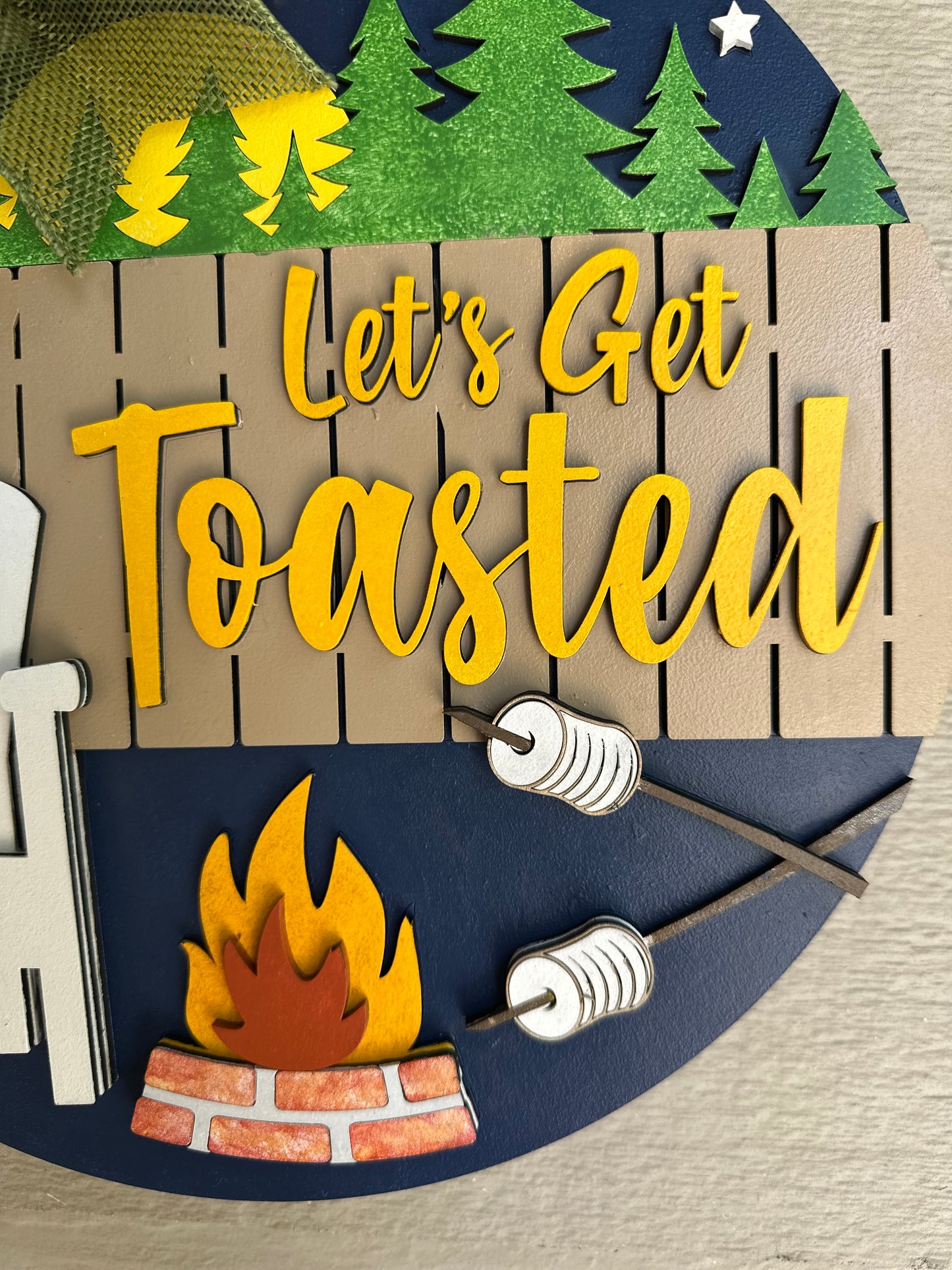 Let’s Get Toasted Fall Sign