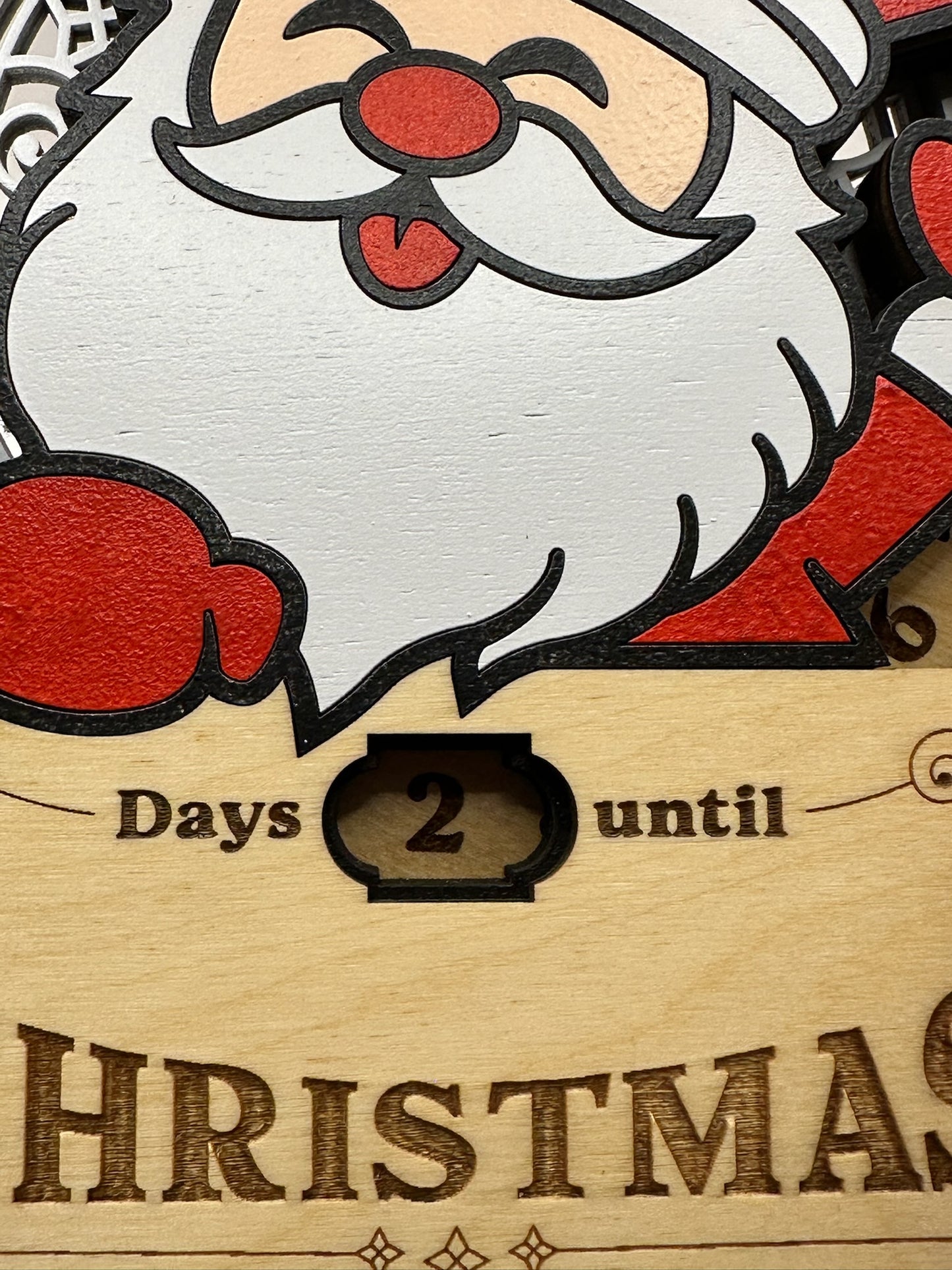 Santa Countdown Sign