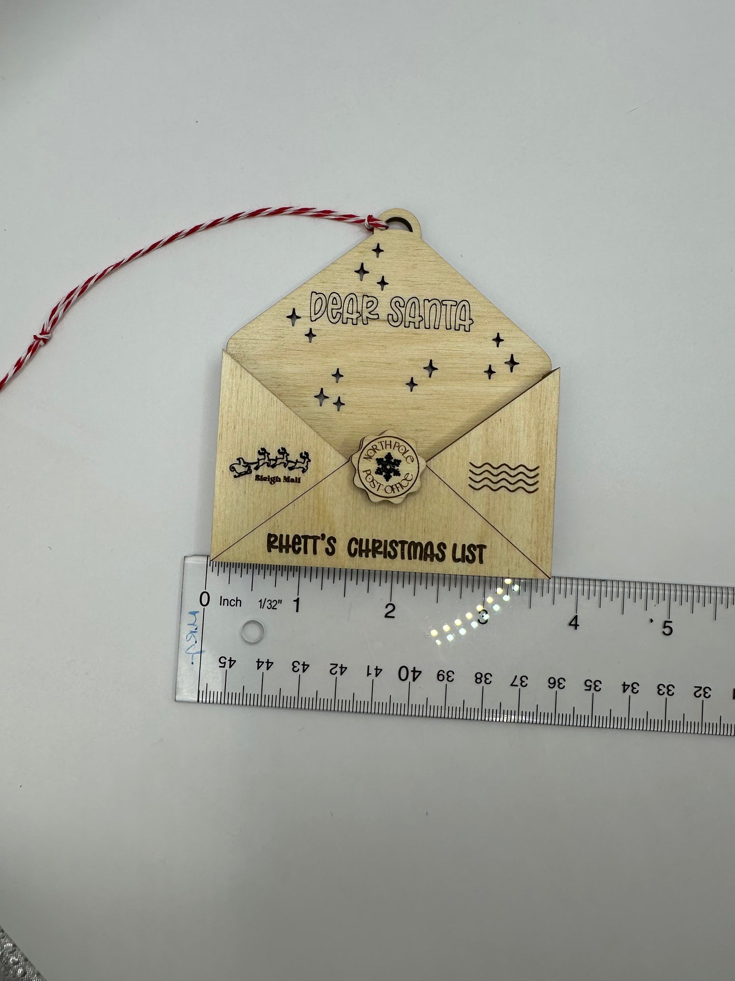 Envelope Ornament for Santa Letter