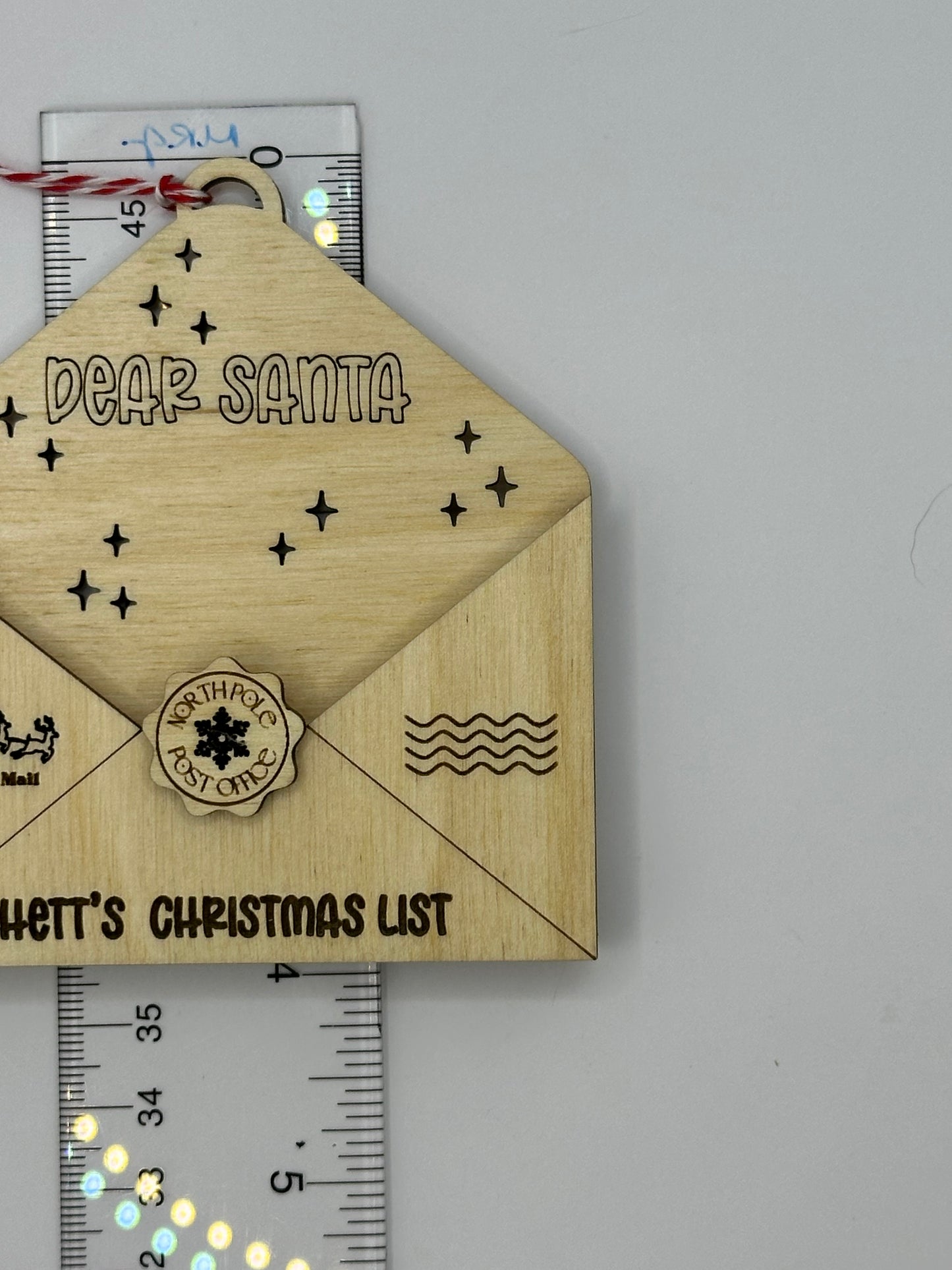 Envelope Ornament for Santa Letter