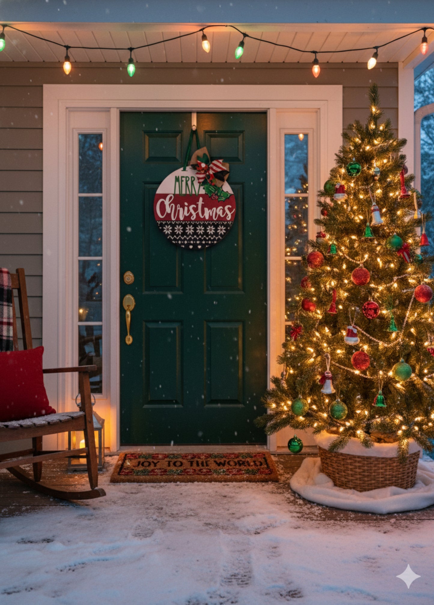 Christmas Sweater Door Sign