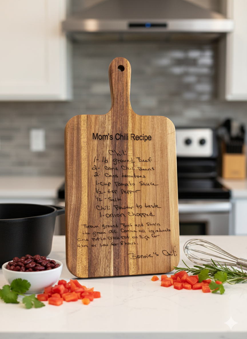 Recipe Cutting Board - Custom