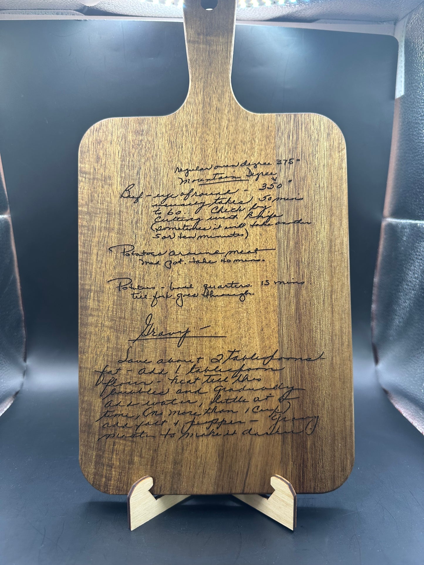 Recipe Cutting Board - Custom