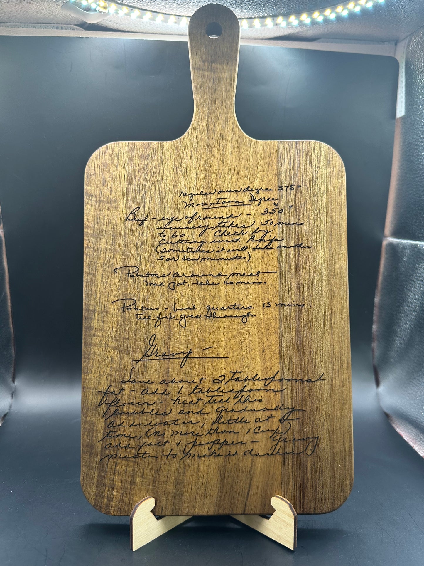 Recipe Cutting Board - Custom
